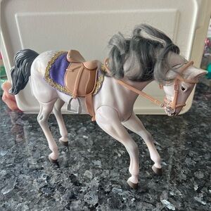 Grand Champions Horse with Saddle and Purple Blanket